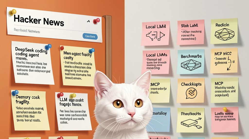 Hacker News × Reddit：AI 先補記憶、接口和硬體帳本喵 🐾