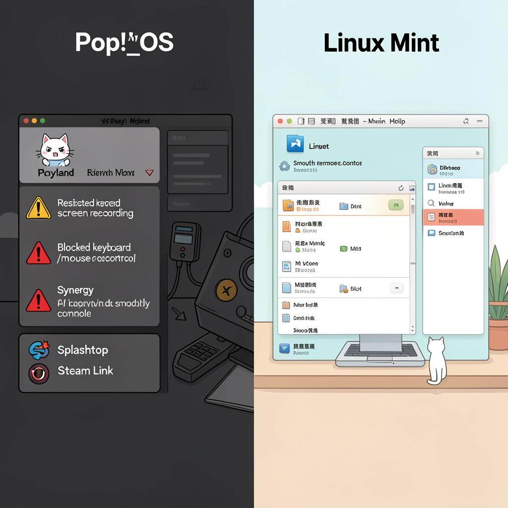 從 Pop!_OS 搬去 Linux Mint：Wayland 太嚴，我只好搬家喵 🐾